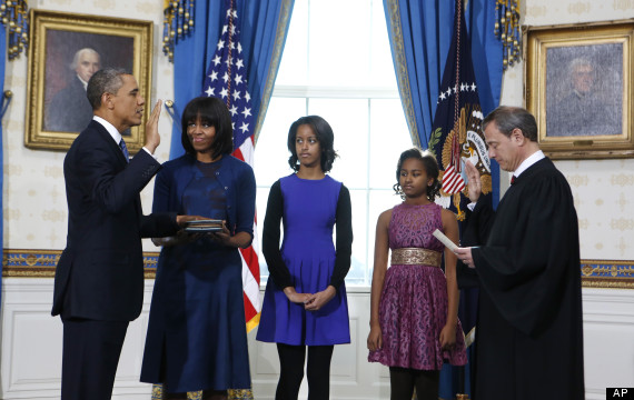 malia and sasha obama inauguration