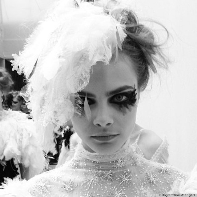 Chanel's Spring 2013 Couture Hair And Makeup Is Kind Of Chaotic (PHOTOS ...