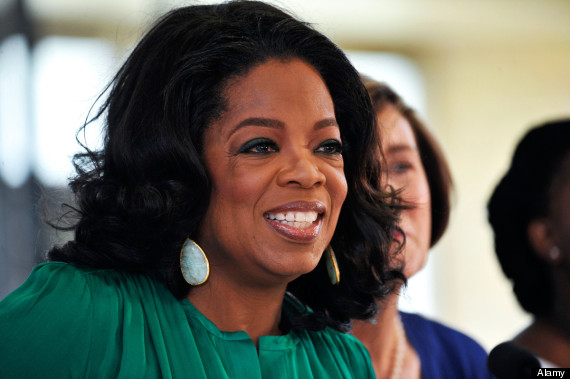 oprah in a gown