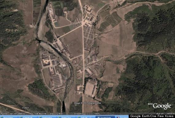 google earth north korea