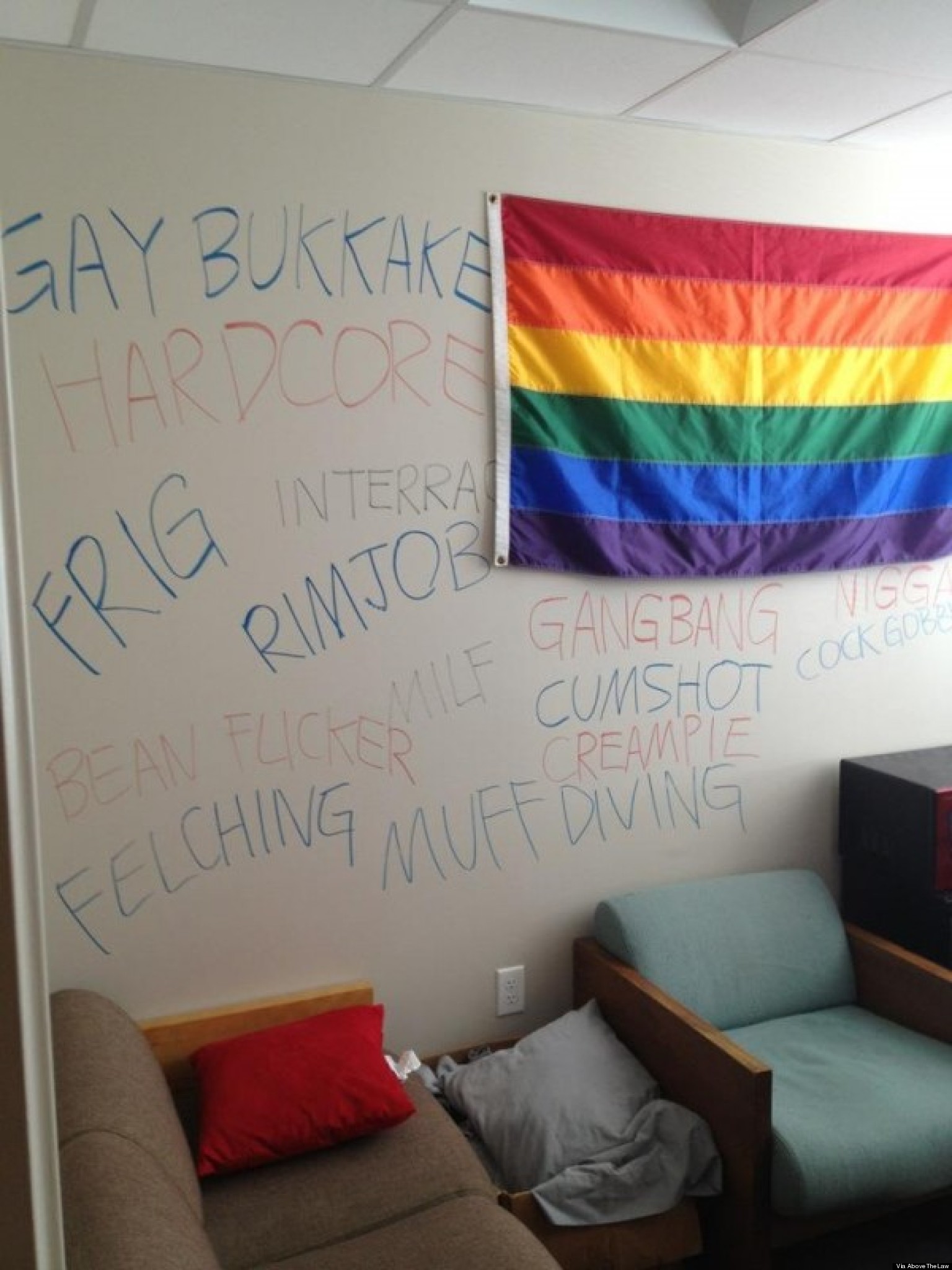 Как красиво повесить флаг на стену в кабинете фото
