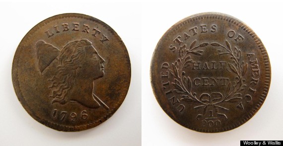 rare halfcent auction