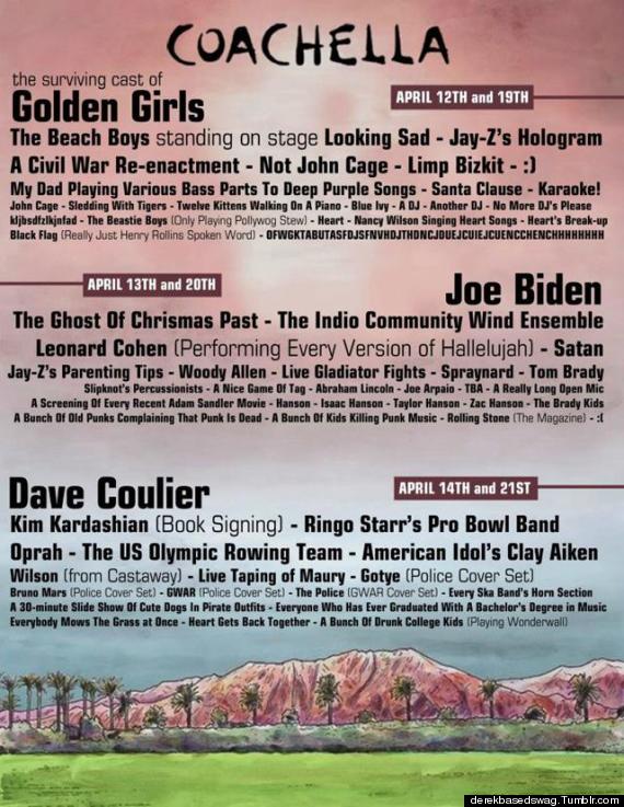 coachella 2013 parody poster