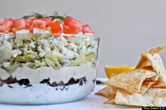 greek layer dip