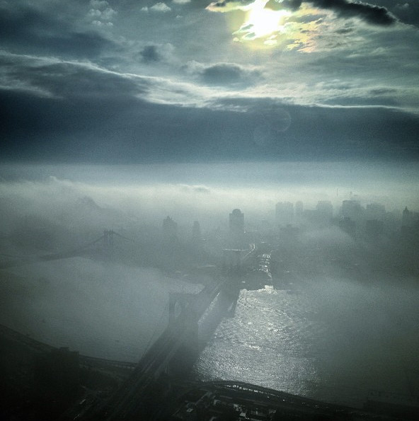 New York City Fog Captured In Amazing Photo Near Gehry Building In ...