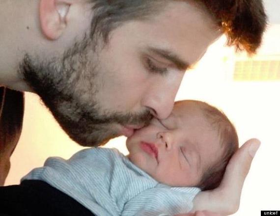 shakira pique baby photo