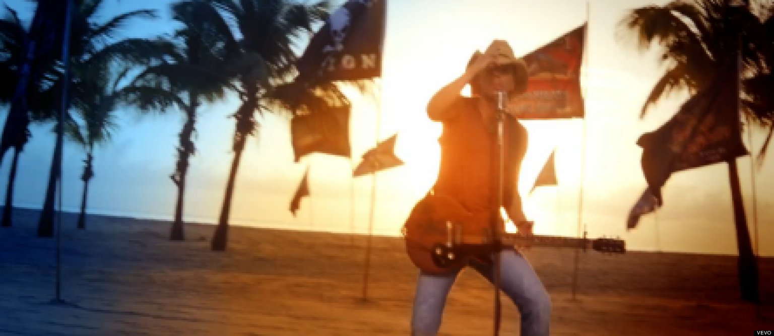 kenny chesneys pirate flag video huffpost. 