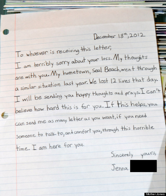 letters to newtown