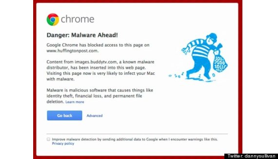 google chrome malware