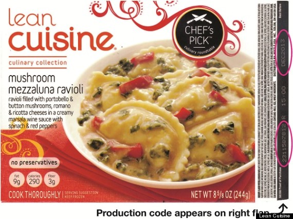 lean cuisine ravioli recall