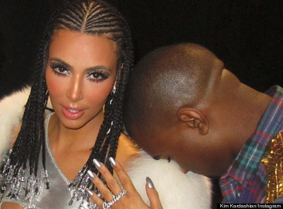 kim kardashian cornrows