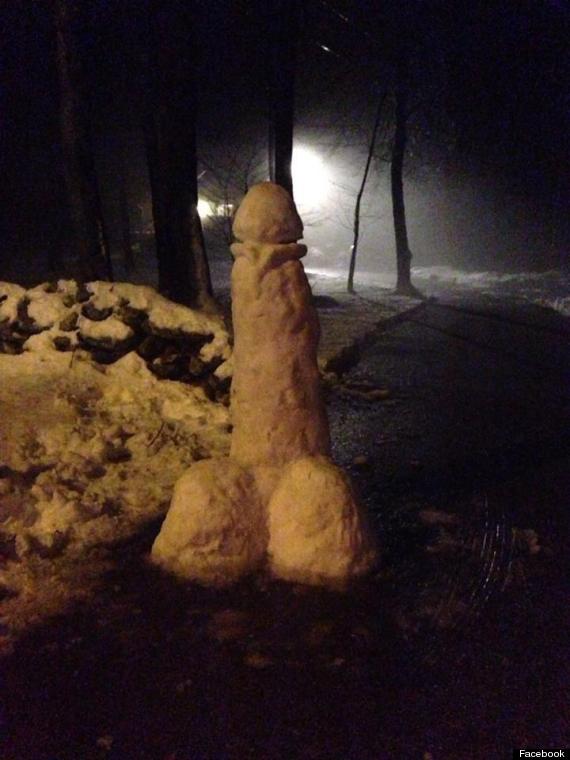 snow penis 6 feet