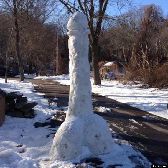 Snow Penis Down South Kingstown Erection Dismantled After Community