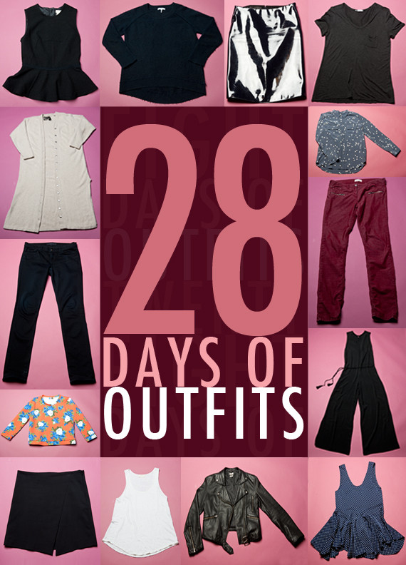 28 Outfit Ideas From 14 Items Of Clothing (PHOTOS)